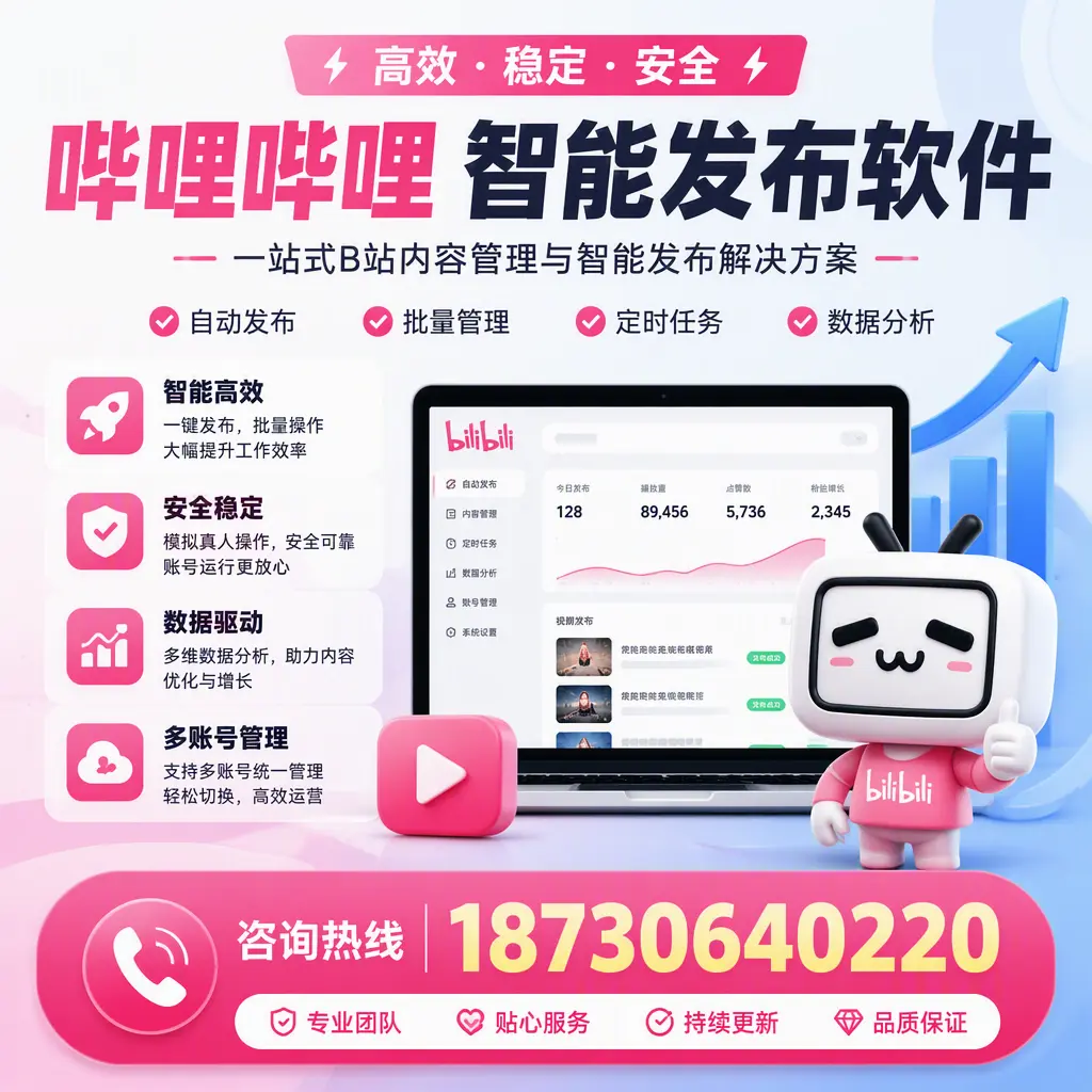 哔哩哔哩智能发布软件适用场景分析：在 莆田 的最佳实践